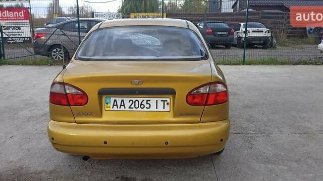 Дэу Ланос 2002 в Киеве на Automoto.ua Желтый Дэу Ланос, объемом двигателя 1.5 л и пробегом 273 тыс. км за 2100 $, фото 9 на Automoto.ua