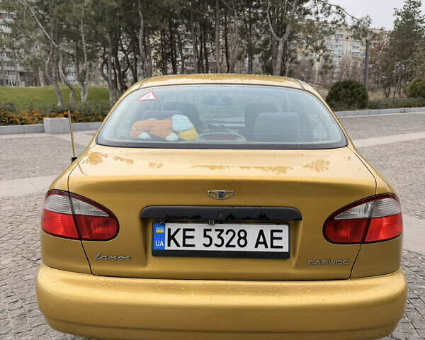 Желтый Дэу Ланос, объемом двигателя 1.5 л и пробегом 167 тыс. км за 2300 $, фото 9 на Automoto.ua