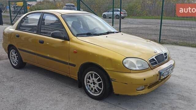 Дэу Ланос 2002 в Киеве на Automoto.ua Желтый Дэу Ланос, объемом двигателя 1.5 л и пробегом 273 тыс. км за 2100 $, фото 10 на Automoto.ua