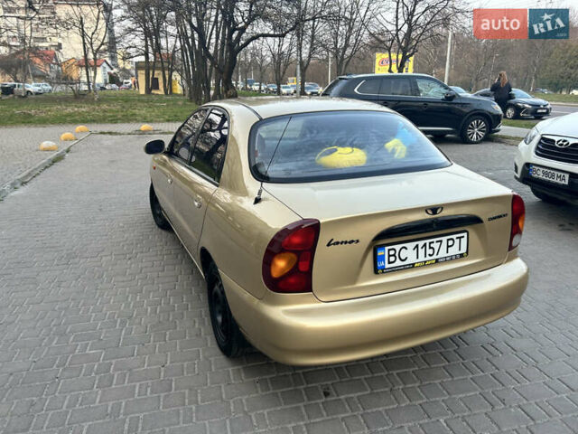 Желтый Дэу Ланос, объемом двигателя 1.6 л и пробегом 240 тыс. км за 2700 $, фото 12 на Automoto.ua