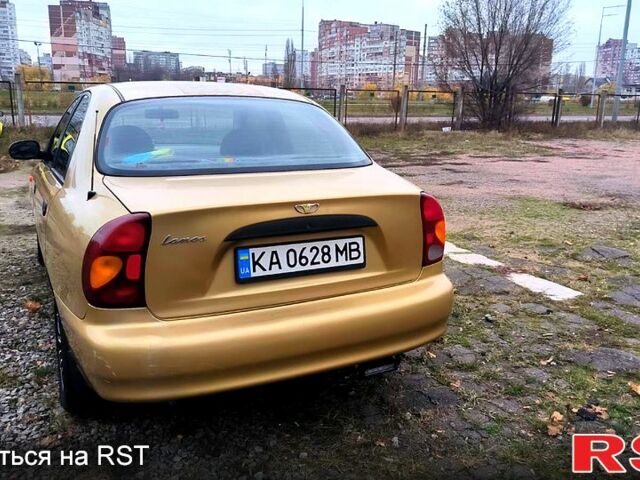 Желтый Дэу Ланос, объемом двигателя 1.6 л и пробегом 271 тыс. км за 2650 $, фото 9 на Automoto.ua