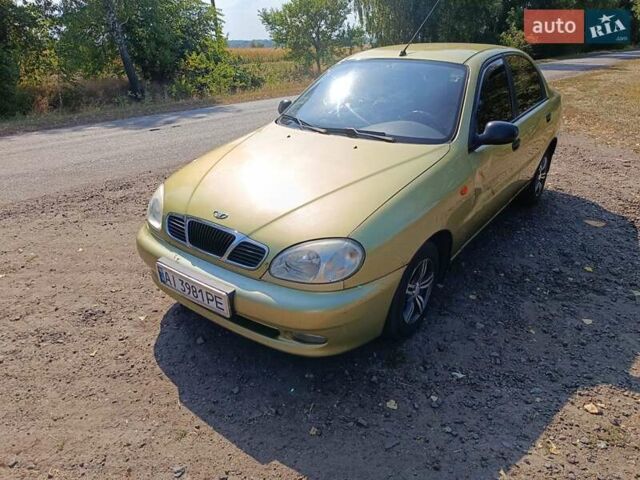 Желтый Дэу Ланос, объемом двигателя 1.5 л и пробегом 186 тыс. км за 1850 $, фото 7 на Automoto.ua