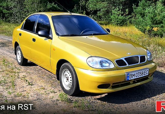 Желтый Дэу Ланос, объемом двигателя 1.3 л и пробегом 0 тыс. км за 2500 $, фото 2 на Automoto.ua