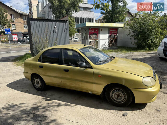 Дэу Ланос 2007 в Киеве на Automoto.ua Желтый Дэу Ланос, объемом двигателя 1.5 л и пробегом 180 тыс. км за 1200 $, фото 1 на Automoto.ua