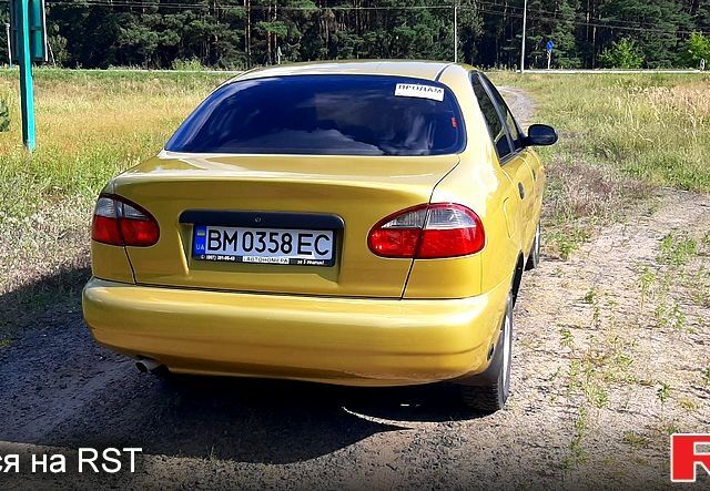 Желтый Дэу Ланос, объемом двигателя 1.3 л и пробегом 0 тыс. км за 2500 $, фото 3 на Automoto.ua