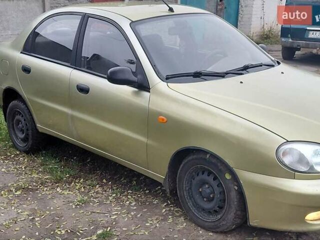 Желтый Дэу Ланос, объемом двигателя 1.5 л и пробегом 250 тыс. км за 1700 $, фото 2 на Automoto.ua