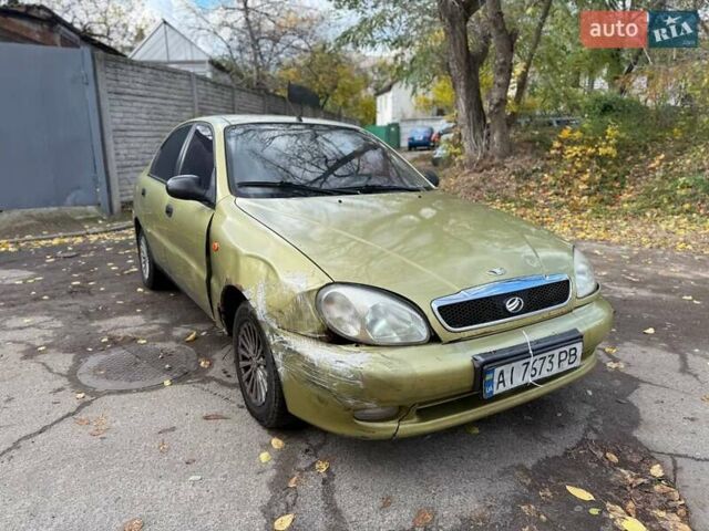 Жовтий Деу Ланос, об'ємом двигуна 1.5 л та пробігом 200 тис. км за 1500 $, фото 4 на Automoto.ua