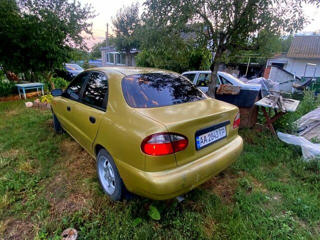 Желтый Дэу Ланос, объемом двигателя 1.5 л и пробегом 230 тыс. км за 1350 $, фото 7 на Automoto.ua