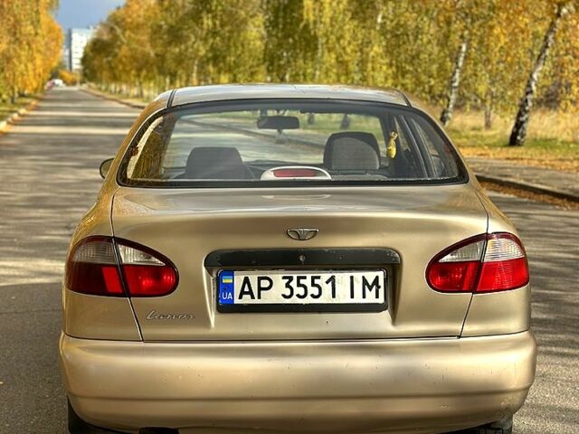 Желтый Дэу Ланос, объемом двигателя 1.5 л и пробегом 165 тыс. км за 1599 $, фото 4 на Automoto.ua