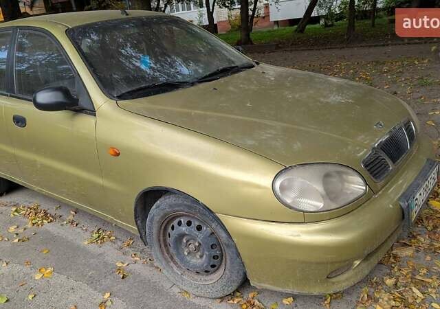 Желтый Дэу Ланос, объемом двигателя 1.5 л и пробегом 122 тыс. км за 2300 $, фото 3 на Automoto.ua