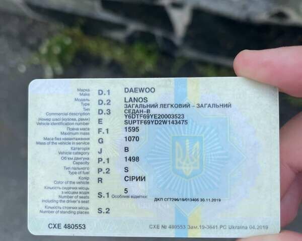 Сірий Деу Ланос, об'ємом двигуна 1.5 л та пробігом 300 тис. км за 1377 $, фото 6 на Automoto.ua