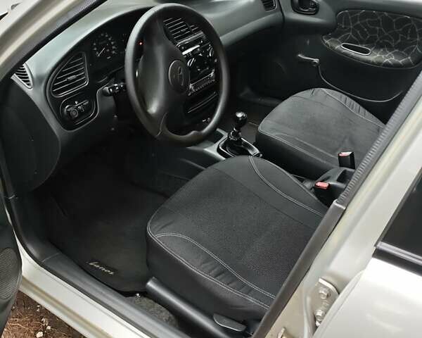 Серый Дэу Ланос, объемом двигателя 1.5 л и пробегом 198 тыс. км за 3100 $, фото 11 на Automoto.ua