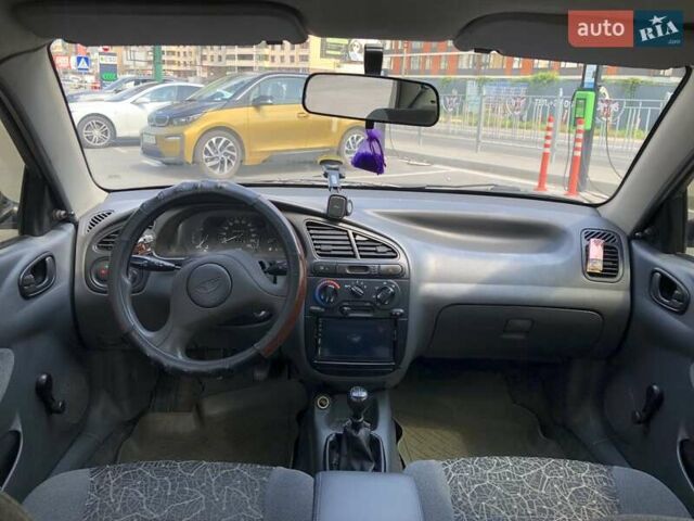 Серый Дэу Ланос, объемом двигателя 1.5 л и пробегом 292 тыс. км за 2500 $, фото 11 на Automoto.ua