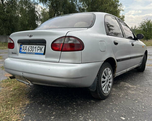 Сірий Деу Ланос, об'ємом двигуна 1.5 л та пробігом 279 тис. км за 1500 $, фото 4 на Automoto.ua