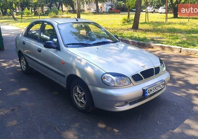 Серый Дэу Ланос, объемом двигателя 1.5 л и пробегом 130 тыс. км за 2950 $, фото 2 на Automoto.ua