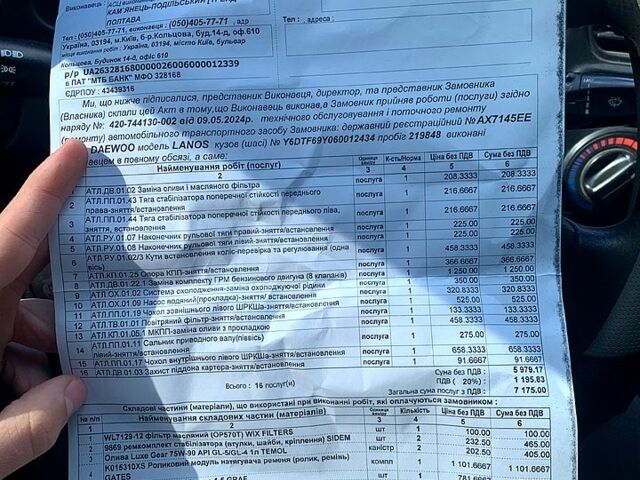 Сірий Деу Ланос, об'ємом двигуна 1.5 л та пробігом 300 тис. км за 1800 $, фото 10 на Automoto.ua