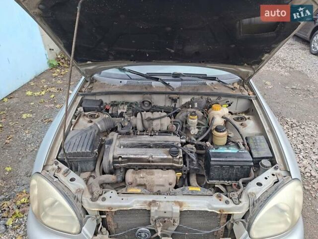 Серый Дэу Ланос, объемом двигателя 1.6 л и пробегом 337 тыс. км за 1100 $, фото 6 на Automoto.ua