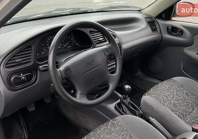 Серый Дэу Ланос, объемом двигателя 1.6 л и пробегом 157 тыс. км за 3250 $, фото 16 на Automoto.ua