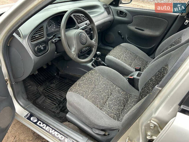 Серый Дэу Ланос, объемом двигателя 1.5 л и пробегом 202 тыс. км за 2100 $, фото 13 на Automoto.ua