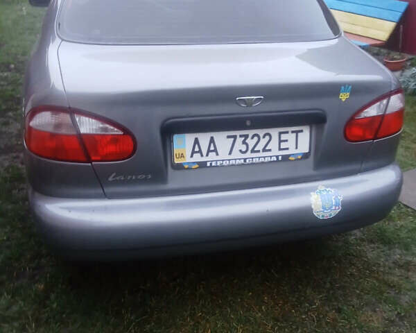 Серый Дэу Ланос, объемом двигателя 1.5 л и пробегом 50 тыс. км за 3200 $, фото 3 на Automoto.ua