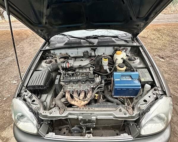 Сірий Деу Ланос, об'ємом двигуна 1.5 л та пробігом 266 тис. км за 2200 $, фото 6 на Automoto.ua