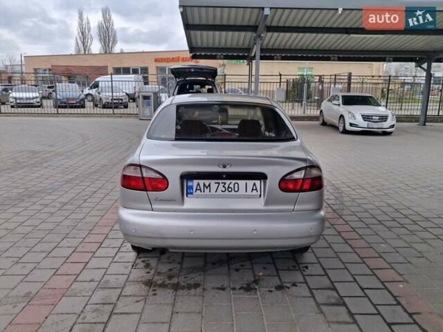 Серый Дэу Ланос, объемом двигателя 1.5 л и пробегом 193 тыс. км за 2500 $, фото 2 на Automoto.ua