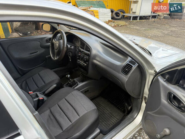 Сірий Деу Ланос, об'ємом двигуна 1.5 л та пробігом 200 тис. км за 2100 $, фото 6 на Automoto.ua