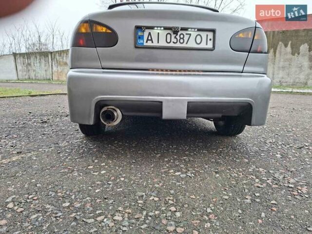 Серый Дэу Ланос, объемом двигателя 1.5 л и пробегом 128 тыс. км за 2550 $, фото 5 на Automoto.ua