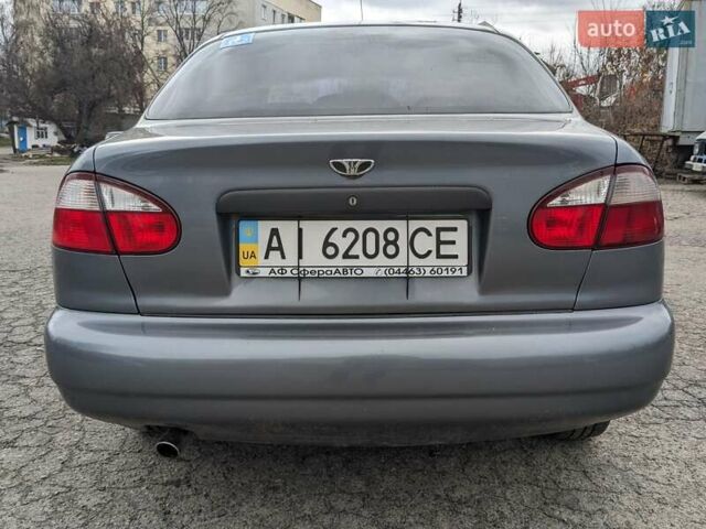 Серый Дэу Ланос, объемом двигателя 1.5 л и пробегом 139 тыс. км за 3200 $, фото 15 на Automoto.ua