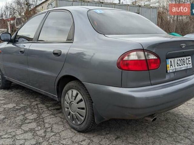 Серый Дэу Ланос, объемом двигателя 1.5 л и пробегом 139 тыс. км за 3200 $, фото 12 на Automoto.ua