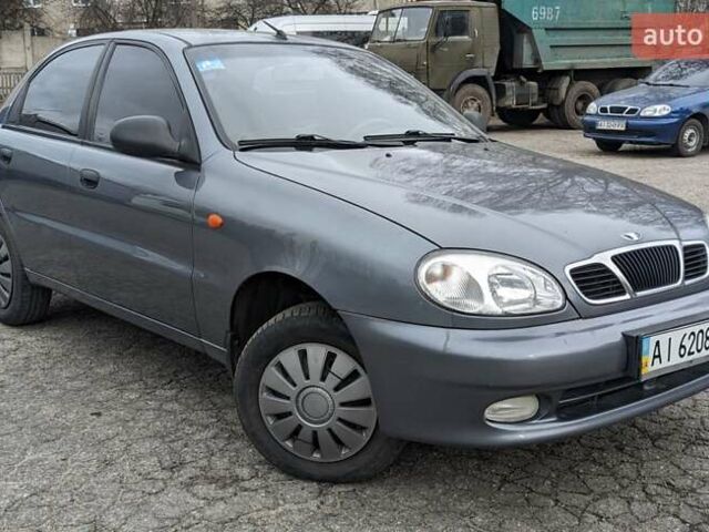 Серый Дэу Ланос, объемом двигателя 1.5 л и пробегом 139 тыс. км за 3200 $, фото 1 на Automoto.ua
