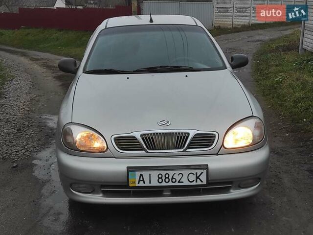 Серый Дэу Ланос, объемом двигателя 1.5 л и пробегом 156 тыс. км за 1950 $, фото 2 на Automoto.ua