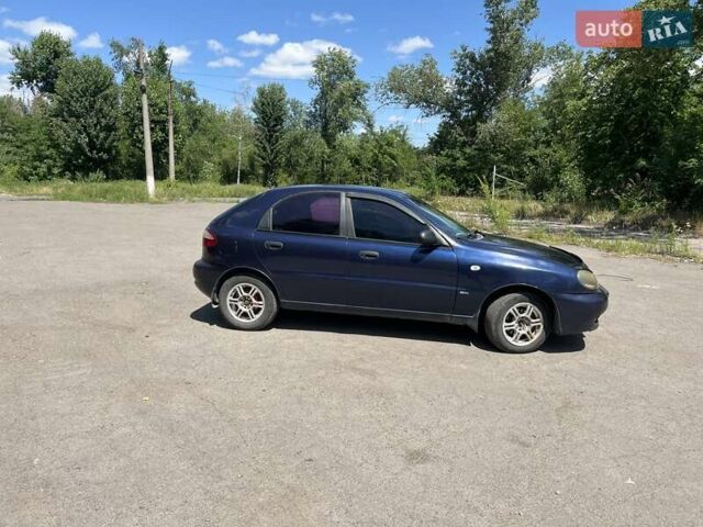 Синий Дэу Ланос, объемом двигателя 1.6 л и пробегом 200 тыс. км за 2600 $, фото 6 на Automoto.ua