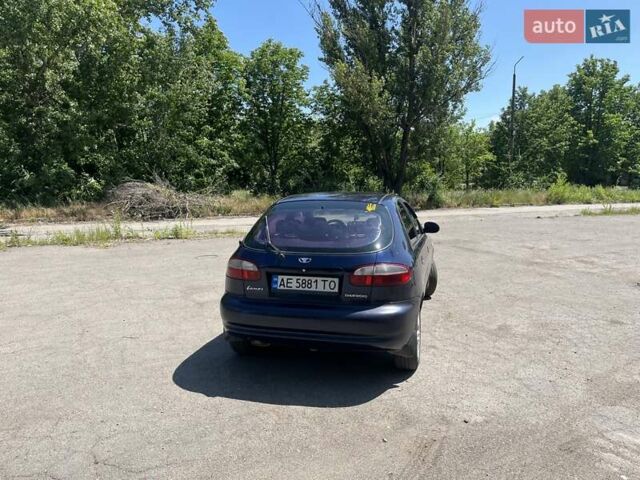 Синий Дэу Ланос, объемом двигателя 1.6 л и пробегом 200 тыс. км за 2600 $, фото 3 на Automoto.ua