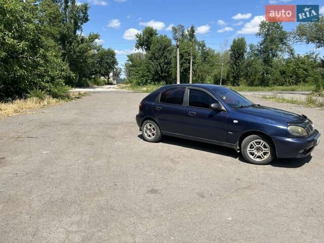 Синий Дэу Ланос, объемом двигателя 1.6 л и пробегом 200 тыс. км за 2600 $, фото 7 на Automoto.ua