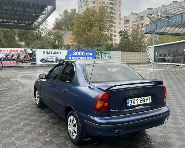 Синий Дэу Ланос, объемом двигателя 1.5 л и пробегом 260 тыс. км за 2200 $, фото 7 на Automoto.ua