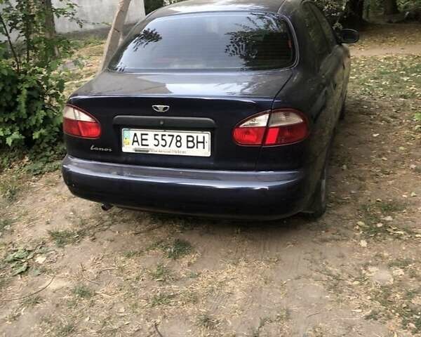 Синий Дэу Ланос, объемом двигателя 1.5 л и пробегом 152 тыс. км за 2950 $, фото 2 на Automoto.ua
