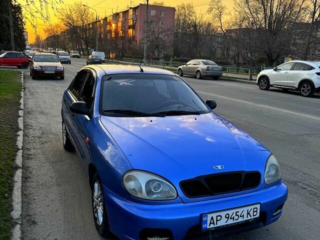 Синий Дэу Ланос, объемом двигателя 1.5 л и пробегом 280 тыс. км за 2600 $, фото 5 на Automoto.ua