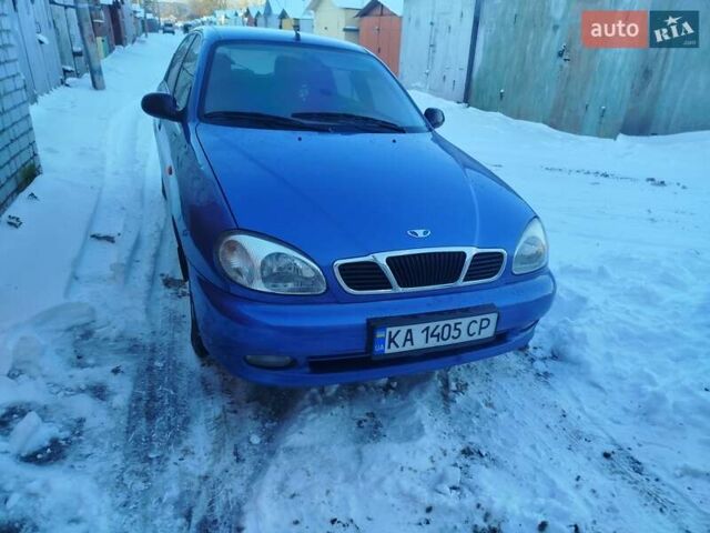 Синий Дэу Ланос, объемом двигателя 1.5 л и пробегом 233 тыс. км за 2550 $, фото 3 на Automoto.ua