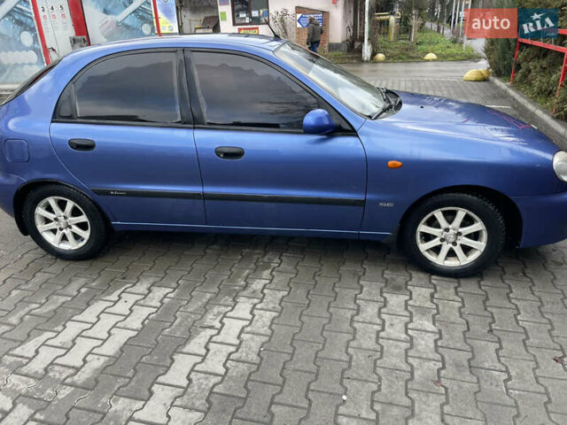 Синий Дэу Ланос, объемом двигателя 1.5 л и пробегом 85 тыс. км за 3700 $, фото 4 на Automoto.ua