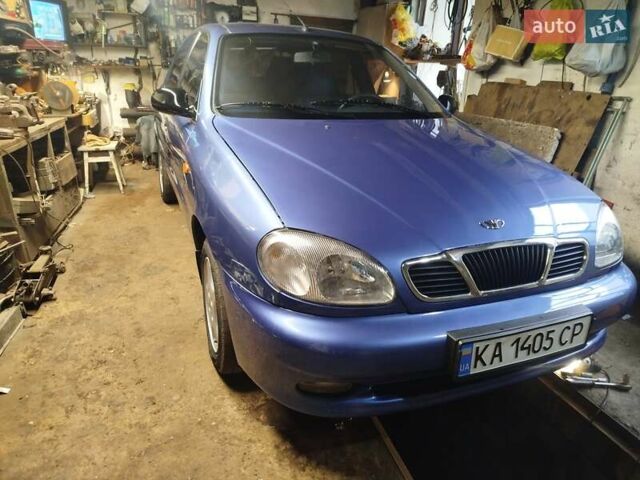 Синий Дэу Ланос, объемом двигателя 1.5 л и пробегом 233 тыс. км за 2600 $, фото 2 на Automoto.ua