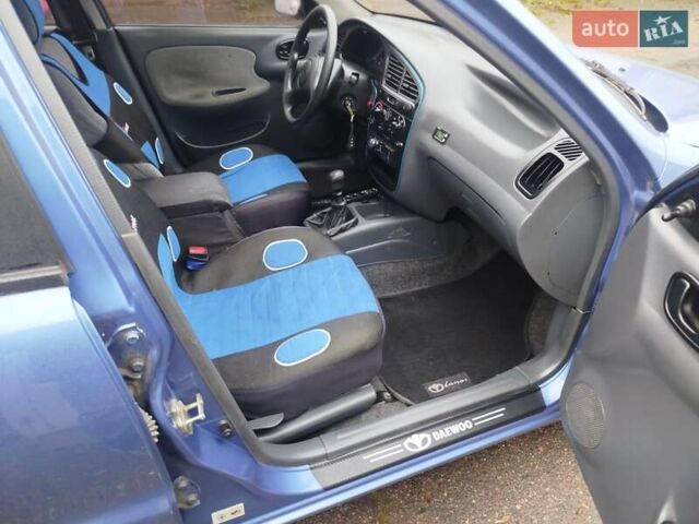 Синий Дэу Ланос, объемом двигателя 1.5 л и пробегом 233 тыс. км за 2600 $, фото 16 на Automoto.ua