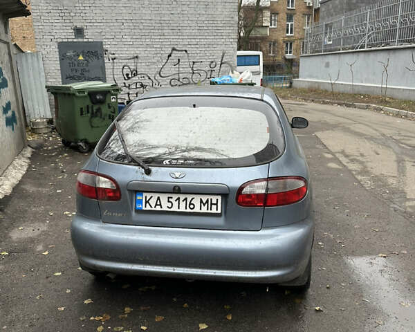 Синий Дэу Ланос, объемом двигателя 1.5 л и пробегом 185 тыс. км за 2350 $, фото 3 на Automoto.ua