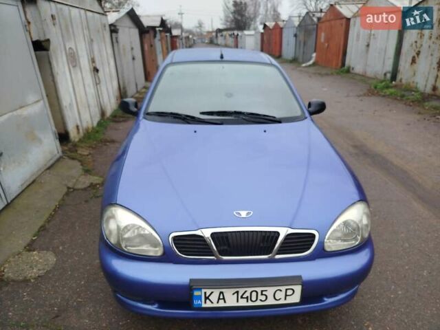 Синий Дэу Ланос, объемом двигателя 1.5 л и пробегом 233 тыс. км за 2600 $, фото 3 на Automoto.ua