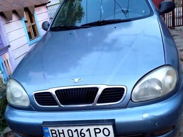 Синий Дэу Ланос, объемом двигателя 1.5 л и пробегом 300 тыс. км за 1350 $, фото 2 на Automoto.ua