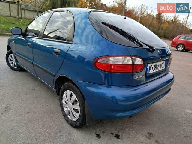 Синий Дэу Ланос, объемом двигателя 1.5 л и пробегом 126 тыс. км за 2900 $, фото 4 на Automoto.ua