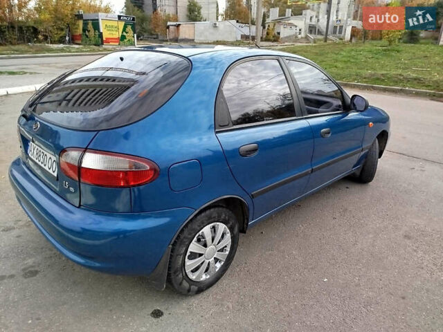 Синий Дэу Ланос, объемом двигателя 1.5 л и пробегом 126 тыс. км за 2900 $, фото 2 на Automoto.ua
