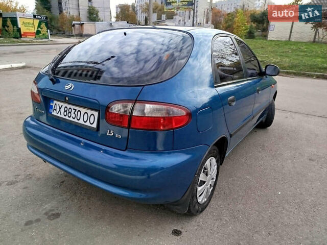 Синий Дэу Ланос, объемом двигателя 1.5 л и пробегом 126 тыс. км за 2900 $, фото 3 на Automoto.ua