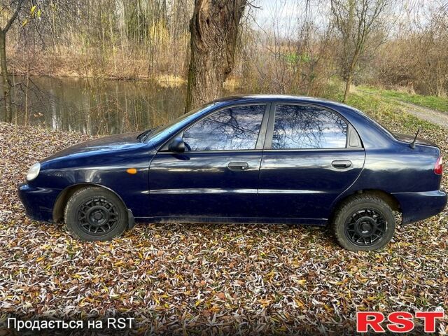 Синий Дэу Ланос, объемом двигателя 1.5 л и пробегом 375 тыс. км за 1750 $, фото 4 на Automoto.ua