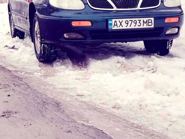 Синій Деу Ланос, об'ємом двигуна 2 л та пробігом 270 тис. км за 1800 $, фото 1 на Automoto.ua